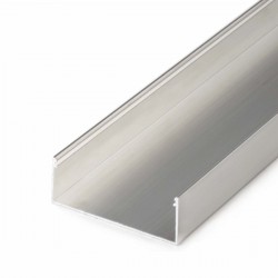 Aluminum profile for polycarbonate sheet