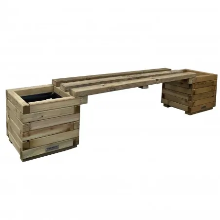 Planter bench 30cm in 2 lengths BENCH PLANTER 30 x 100cm.