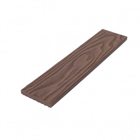 3D WPC solid end cover board 1,7 x 9 x 360cm brown