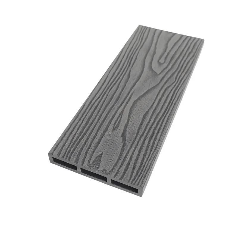 WPC 3d fencing board  2 x 12 x 360cm - dark grey