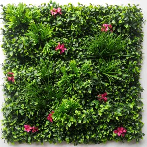 Artificial PREMIUM vertical garden tile 100 x 100cm| bougainvillea