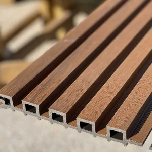 3D WPC cladding 2,5 x 22 x 290cm -brown