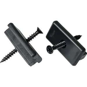 WPC screw inox 4x35mm for clips - black
