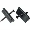 WPC screw inox 4x35mm for clips - black