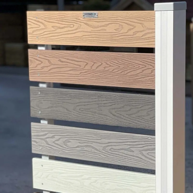 WPC 3d fencing board  2 x 12 x 360cm - off white