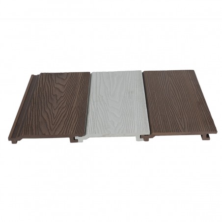 3D WPC cladding 2 x 15 x 290cm | brown