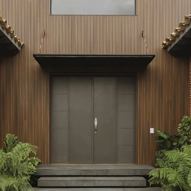 3D WPC cladding 2,5 x 22 x 290cm -brown