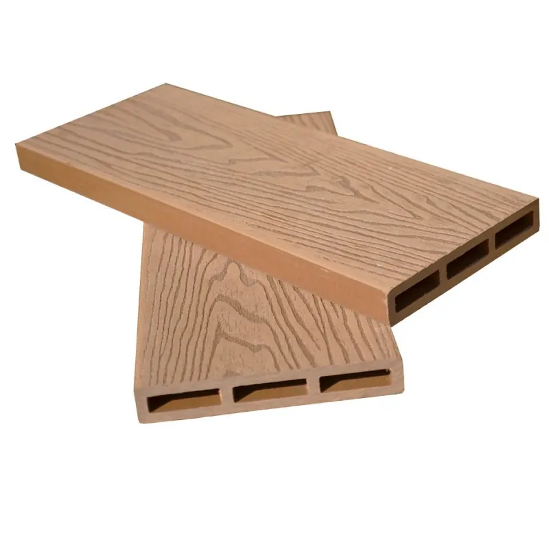 WPC 3d fencing board  2 x 12 x 360cm - light coffee