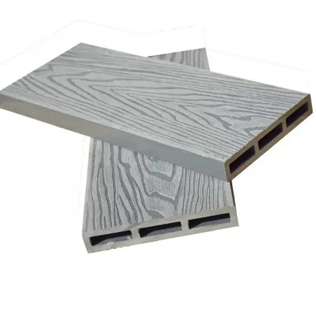 WPC 3D σανίδα περίφραξης 2 x 12 x 360εκ. - γκρι ανοιχτό WPC 3D σανίδα περίφραξης 2 x 12 x 360εκ. - γκρι ανοιχτό