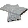 WPC 3d fencing board  2 x 12 x 360cm - light grey