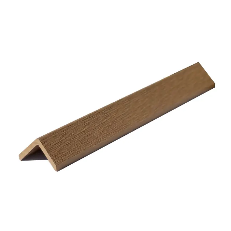 L Trim for Composite Decking 3,5 X 5 X 360cm - light brown