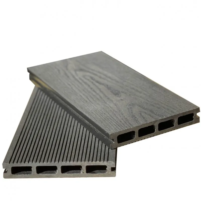 3D WPC decking board 2,5 x 15 x 360cm - dark grey