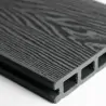 3D WPC decking board 2,5 x 15 x 360cm - dark grey