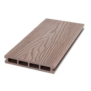 3D WPC decking board 2,5 x 15 x 360cm - brown