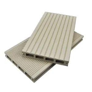 WPC decking board 2,5 x 15 x 390cm - off white