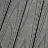 WPC decking tile 3D WOOD 30 x 30cm -dark grey