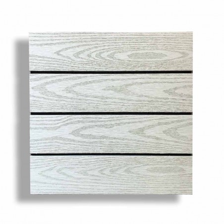 WPC decking tile WOOD 30 x 30cm |off white