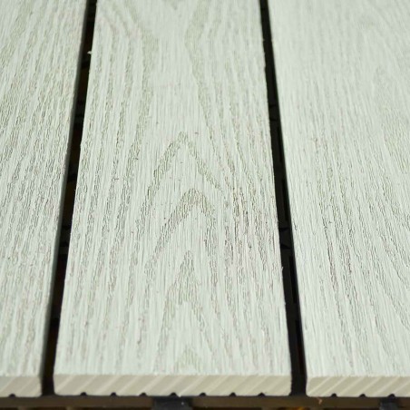 WPC decking tile WOOD 30 x 30cm |off white