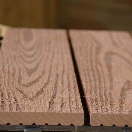 WPC decking tile WOOD 30 x 30cm |coffee