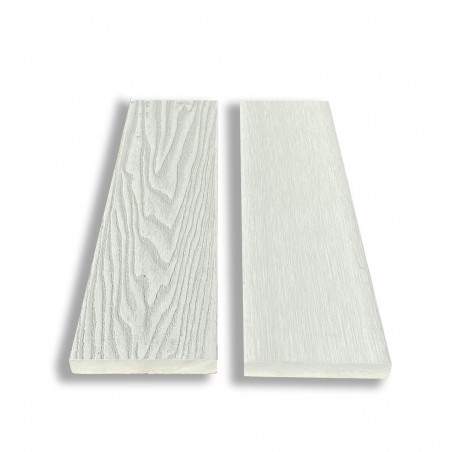 3D WPC solid end cover board 1,7 x 9 x 360cm | off white