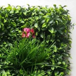 Artificial PREMIUM vertical garden tile 100 x 100cm| bougainvillea