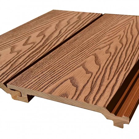 3D WPC cladding 2 x 15 x 290cm | brown