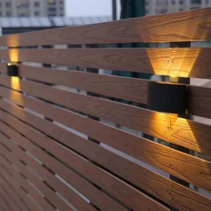 3D WPC solid end cover board 1,7 x 9 x 360cm - light coffee