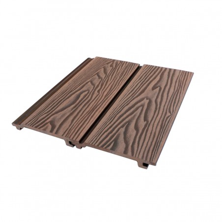 3D WPC cladding 2 x 15 x 290cm | brown