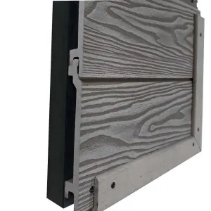 3D WPC cladding 2 x 15 x 290cm -grey