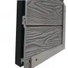 3D WPC cladding 2 x 15 x 290cm -grey
