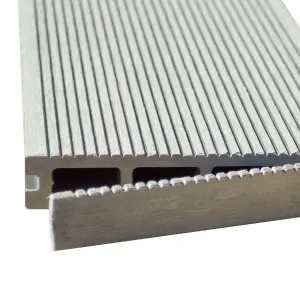 WPC ending caps 2,5 X 15cm - light grey