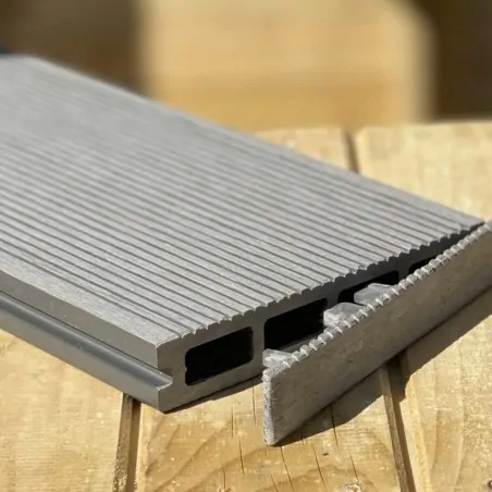 WPC ending caps 2,5 X 15cm - light grey