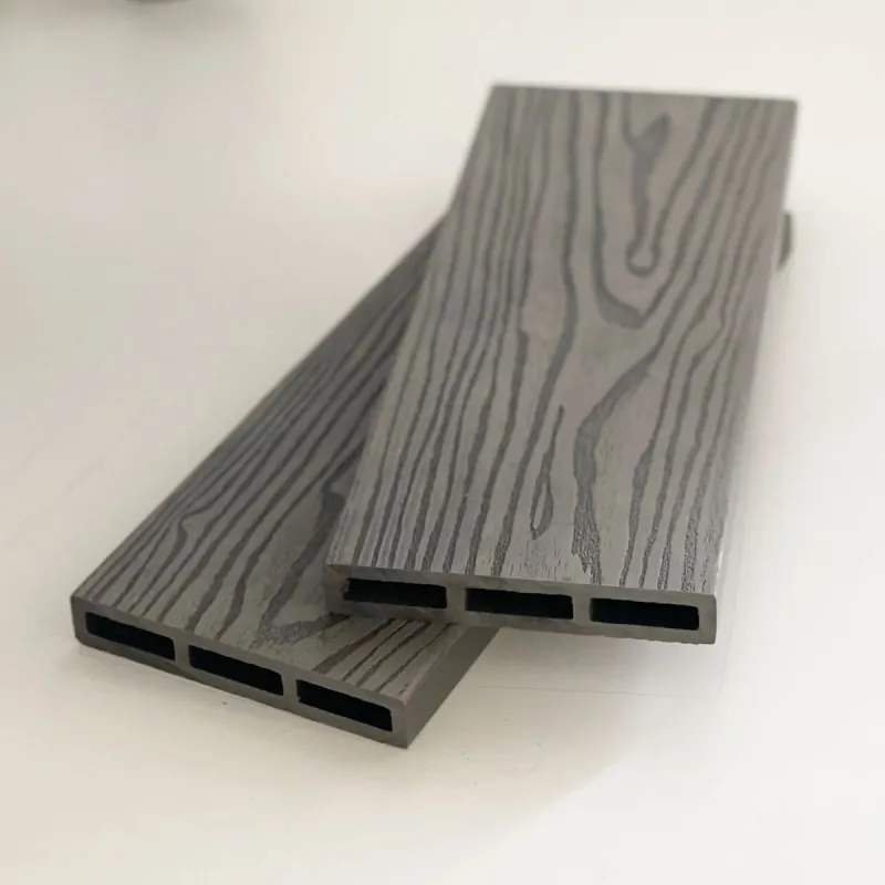 WPC fencing ending caps 2 x12cm - light grey