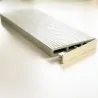 Τάπα περίφραξης WPC 3D wood Τάπα περίφραξης WPC 3D wood 2 x 12εκ. - λευκό μπεζ
