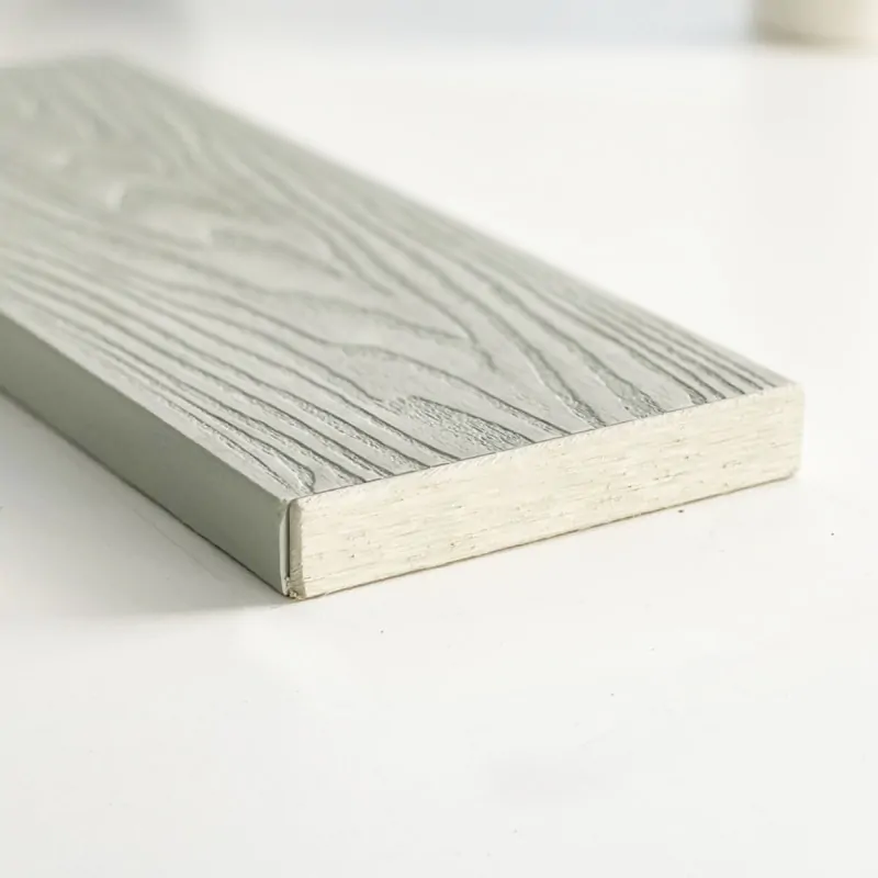 WPC 3d fencing board  2 x 12 x 360cm - off white