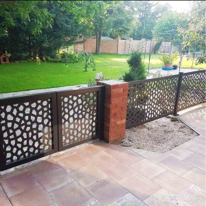 PP Mosaic trellis 100 x 200cm grey