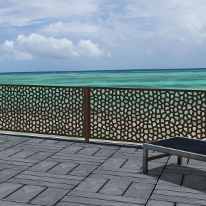 PP Mosaic trellis 100 x 200cm coffee