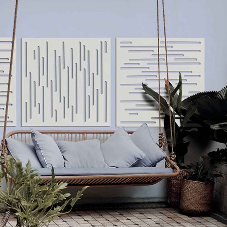 Nautic trellis 100 x 100cm white