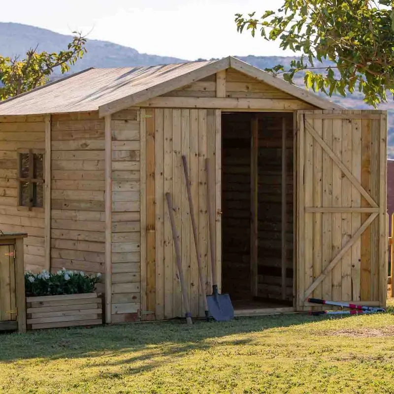 Wooden Garden Shed – Cabin 300 × 300 cm
