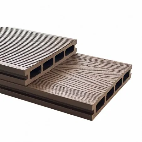 3D WPC decking board 2,5 x 15 x 360cm - brown