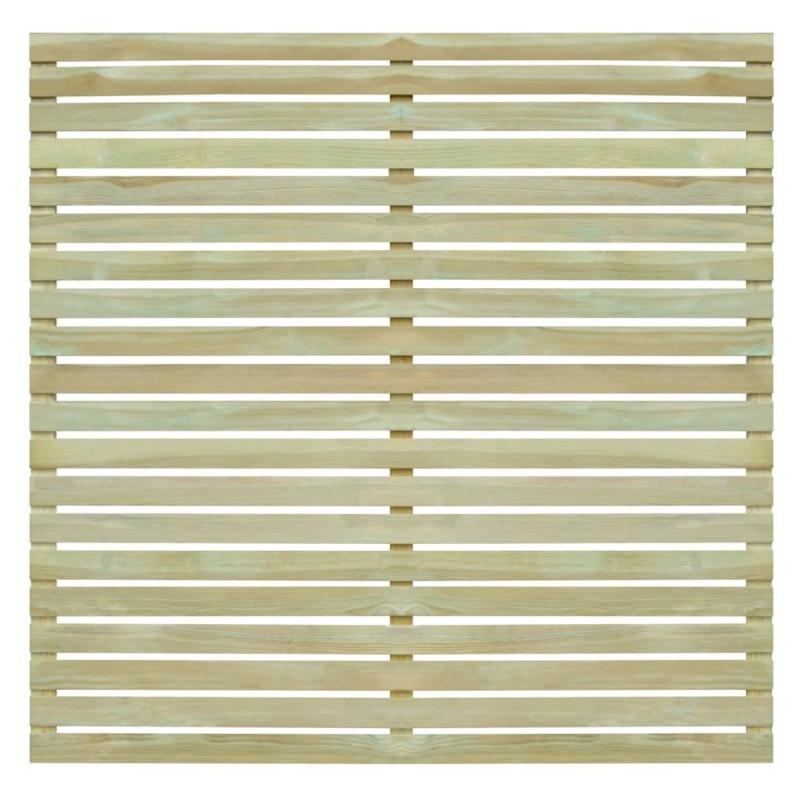 Slatted fence panel