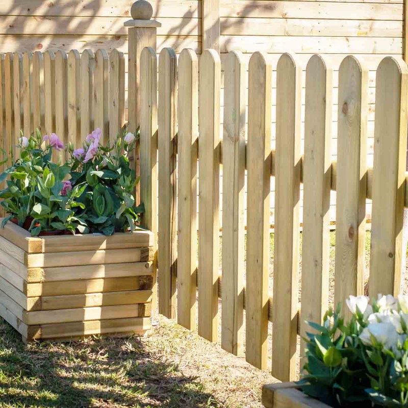ξύλινος φράχτης κήπου