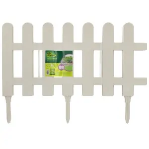 Decorative Garden Fence White FARM – 40x79cm