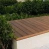 L Trim for Composite Decking 3,5 X 5 X 360cm - light brown