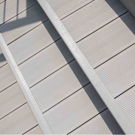 L Trim for Composite Decking 3,5 X 5 X 360cm | light grey