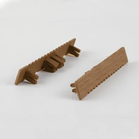 WPC ending caps 2,5 X 15cm - coffee