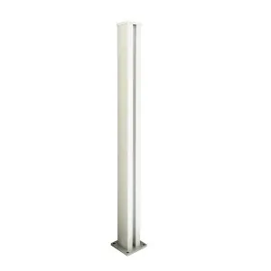 Mat anodized aluminum post  - 7,5 x 7,5 x 180cm