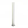 Mat anodized aluminum post  - 7,5 x 7,5 x 180cm