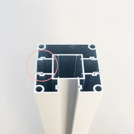 Αnodized aluminum post strip - 180cm