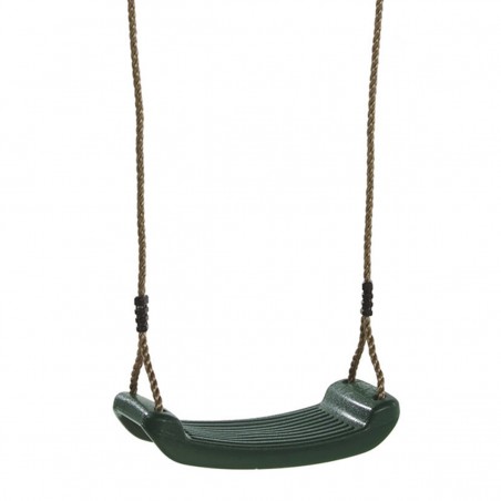 Plastic blowmoulded swing seat dark green